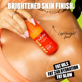 NYX Professional Makeup Fat Oil Body Oil, For Glowing Skin, Juicy Boo