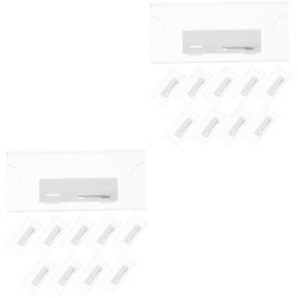 Operitacx 20 Stk Abzeichen Ausweishalter Id-karten-tags Mitarbeiter-tag-halter Namensschildhalter Id-namens-tags Namensschildhülle Namensschilder Für Die Arbeit Kartenhalter Eisen