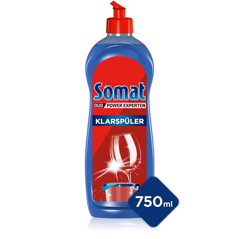 Somat rinse aid with extra dry effect for unbeatable shine