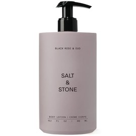 Salt & Stone Body Lotion for Women & Men| Scented Daily Body Lotion | Hydrates, Nourishes & Softens Skin | Restores Dry Skin | Fast-Absorbing | Cruelty-Free & Vegan (450 ml) (Black Rose & Oud)