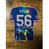 Lawrence Taylor Jersey Holographic Sticker Football Sports Card Theme