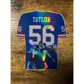 Lawrence Taylor Jersey Holographic Sticker Football Sports Card Theme