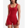 YEOREO One Piece Workout Jumpsuits for Women Backless Tummy Control