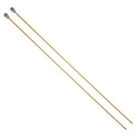 Coopay Knitting Needles 8.0mm UK Size, Knitting Needles 35cm Long, Metal Knitting Pins for Beginners Professional Knitters, Lightweight Knitting Needles for Arthritic Hands(Color Random)