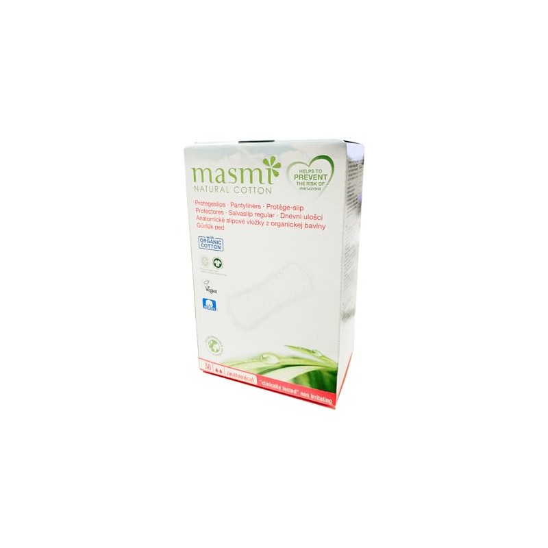 MASMI NATURAL COTTON Bio Slipeinlagen Flex (30 Stück)