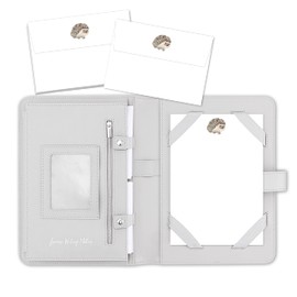 Me Loovely Hedgehog Letter Writing Paper and Envelopes Set Animal Stationery Supplies A5 Size Papers Set for Office Home & School | Christmas Gifts (20 Letters & 20 Envelopes with Grey Organiser)