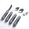 4-Piece Adaptive Utensils Set with Rocker Knife Shovel Spoon -
