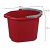STERILITE 11215806 16Qt Red Dua Spout Pail