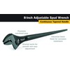 Titan 209 Adjustable Construction Spud Wrench, 8-Inch