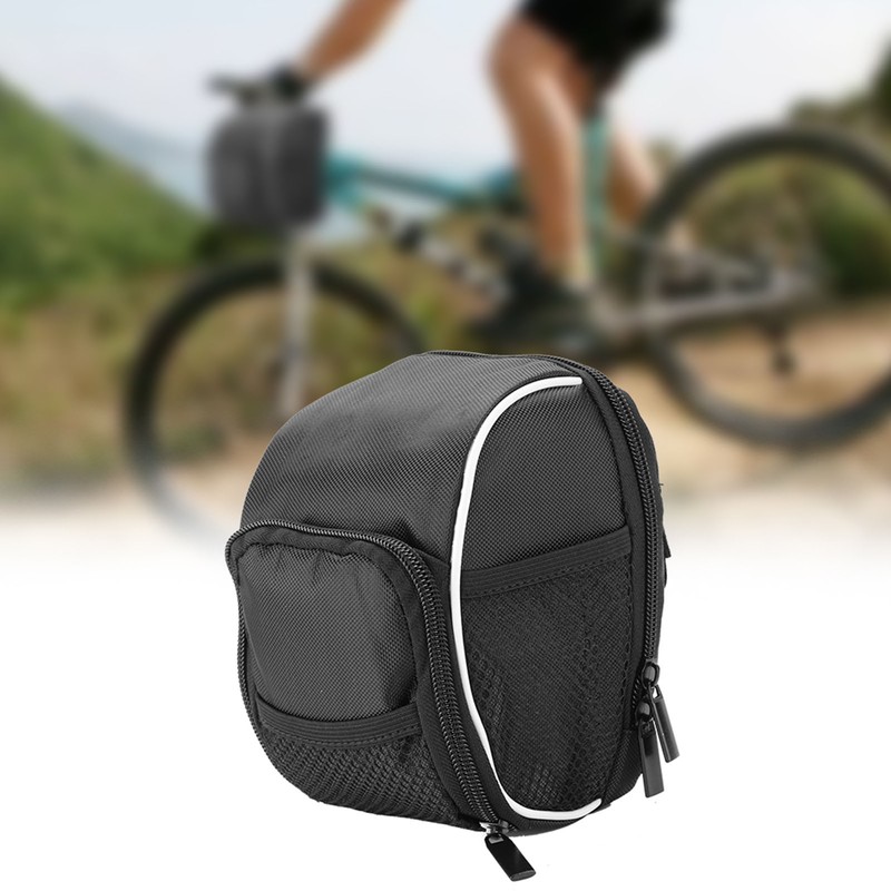 Black Multi Function Quick Release Bicycle Cycling Front Frame Tube