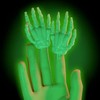 Accoutrements Archie McPhee Funny Glow-in-The-Dark Skeleton Finger Hands: Spooky Set
