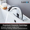 Luxice Touchless Bathroom Sink Faucet - Automatic Motion Sensor Battery