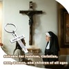 Religious Christian Keychain for Car Keychain Pastor Appreciation Gifts for