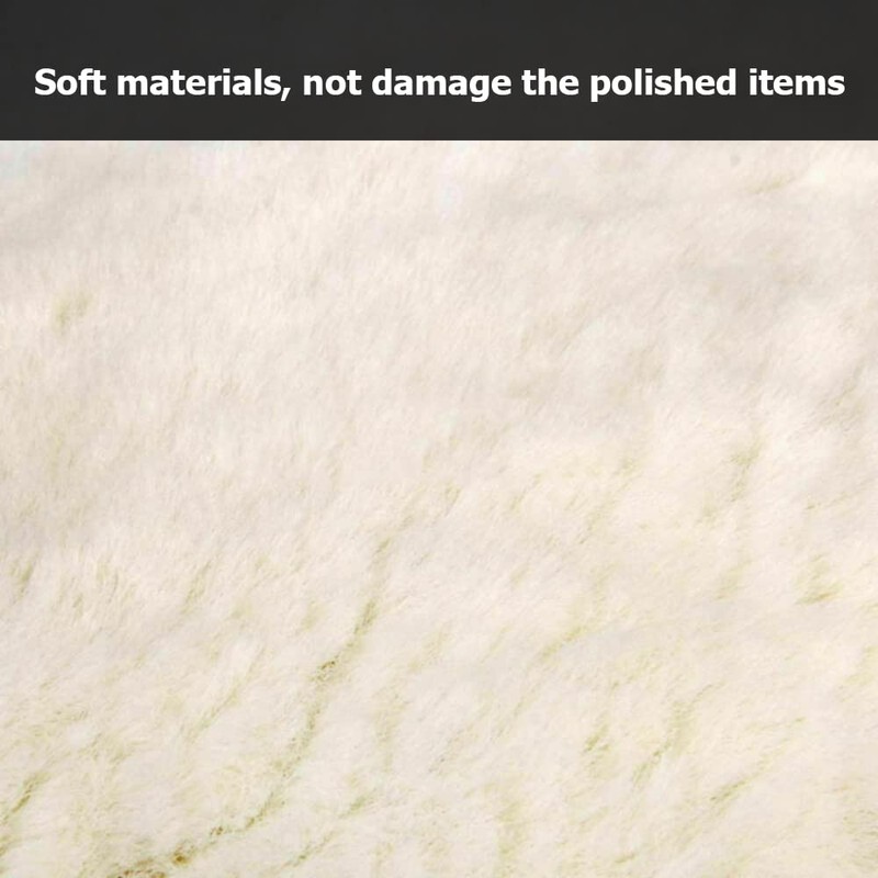6pcs 7-inch Buffing Pads Car Bonnet Buffing Waxing Pad Kit