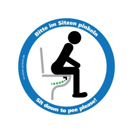 immi Clean Toilet / Toilet Sticker Hygiene 95 mm Diameter