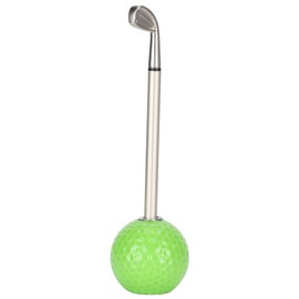 Golf Pen Set Golf Pens Decorations Office Desk Multifunction Pen Holding Stand with Golf Ball Design Leisure Sports Golf(Green)