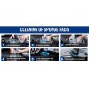 WORKPRO 5PCS 6.5-inch Polishing Pads Sponge Waxing Foam Buffing Kit