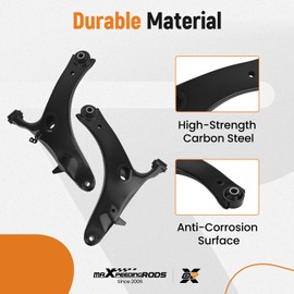 maXpeedingrods 4Pcs Front Lower Control Arm with Ball Joint Sway Bar End Links for Subaru Forester 2009-2013, for Subaru Impreza WRX 2011-2014, MS801051 MS801052