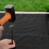 Outdoor Garden Pegs for Membrane, Mesh, Fleece, and Edging, 100-Pack,