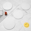 3.15" Door Stop Wall Protector, 4 pcs White Soft Silicone