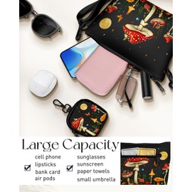 Miss Adola Cute Crossbody Bags for Women - Fashion Design Aesthetic Small Cross Body Bag Cell Phone Purse Wallet Shoulder Pouch for Ladies Teen Girls Female for Travel Daily Shopping Moon Art