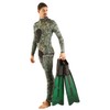 SEAC Pirana Lycra Camouflage Jumpsuit - Use Alone or Over