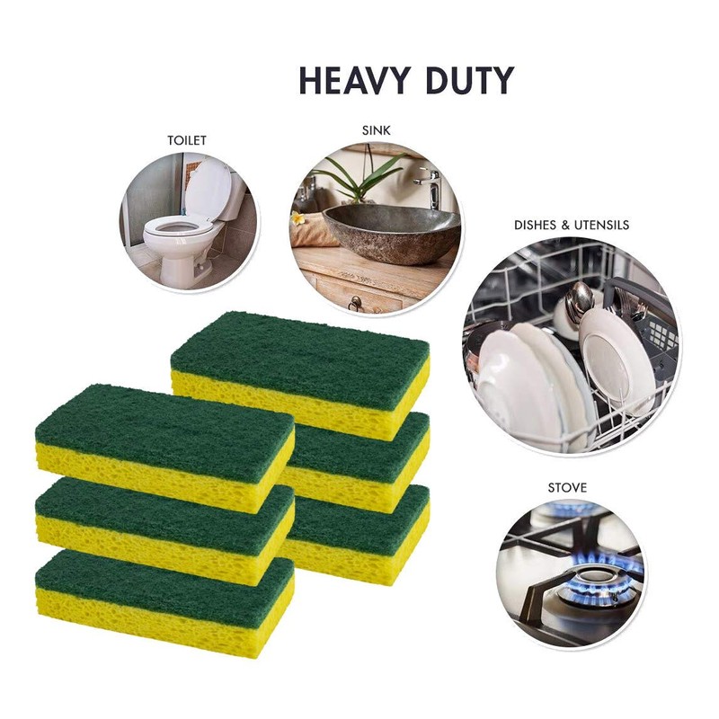 Cleaning Heavy Duty Scrub Sponge by Scrub-it - Scrubbing Sponges