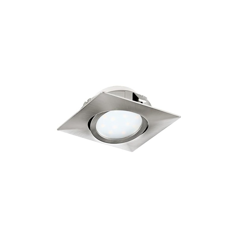 Eglo Pineda LED 3X6W Ceiling Downlight Plastic Nickel IP20 220-230V