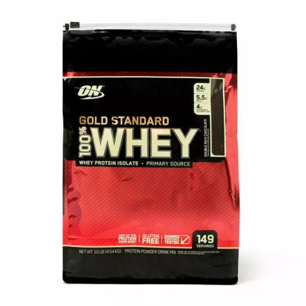 Optimum Nutrition Gold Standard 100% Whey Protein, Double Rich Chocolate