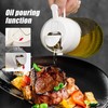 FEIOOD 16oz Ribbed Oil Dispenser Oil Sprayer for Kitchen Cooking,