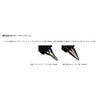 Mitsubishi Pencil SXN100338.10 Permanent Ballpoint Pen, Jet Stream Edge, 0.01