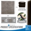 Microfiber Cleaning Cloth, Large Size 40x40cm, Super Absorbent Lint Free