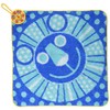 Sassy Soft Towel With Loop bule