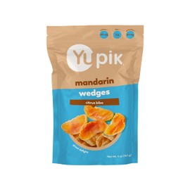 Yupik Dried Mandarin Wedges, 5 Oz, Kosher, Tangerine Wedges, Orange Dried Fruits, Tangy & Chewy Snacks