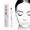 Glamza Fine Sketch Tattoo Fork Liquid Eyebrow Pen 01 Black/Dark