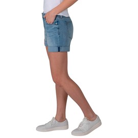 Jag Jeans Women's Alex Mid Rise Boyfriend Short, Chelsea Blue, 6