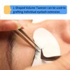 Volume Eyelash Extension Tweezer - FEITA Professional Angled Curved Pointed