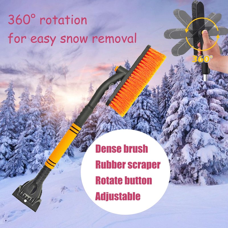 magnetspiele Ice Scraper Car with Broom, Car Ice Scraper, Snow