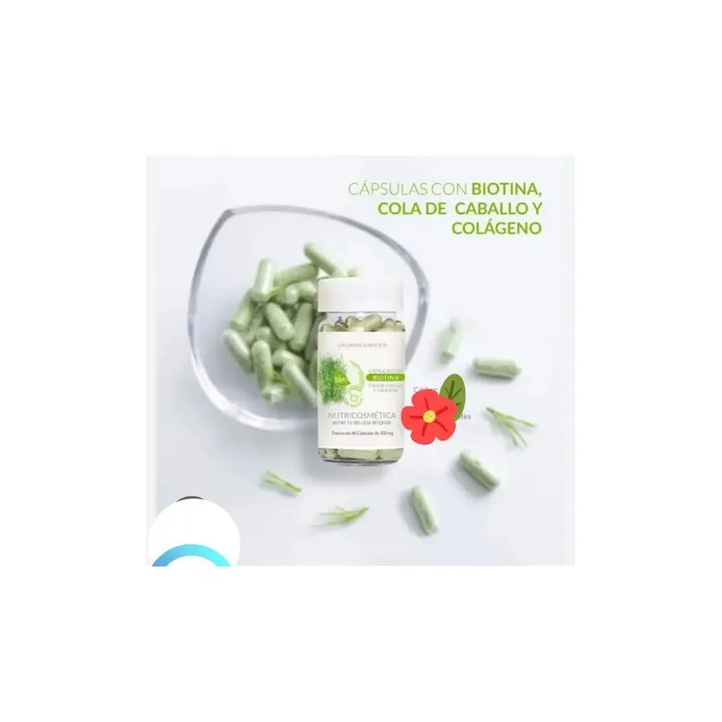 Cap Biotina Cola De Caballo Colágeno Protección Cabello Blen