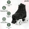Womens Roller Skates Classic High-top Roller Skates Four-Wheel Roller Skates