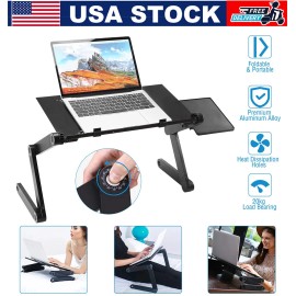 Universal New 360° Adjustable Laptop Table Stand Lap Sofa Bed Tray Computer Notebook Desk