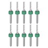 HARFINGTON 10pcs End Mill Bits 2.4mm Solid Carbide CNC Router