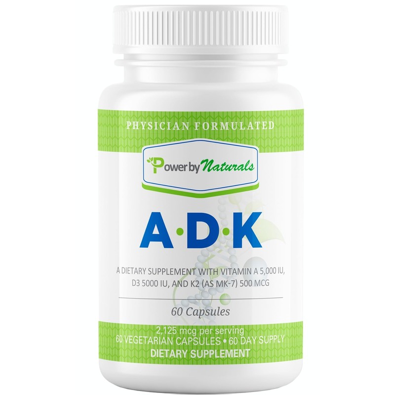 Power By Naturals ADK Vitamin Supplement - High Potency Blend