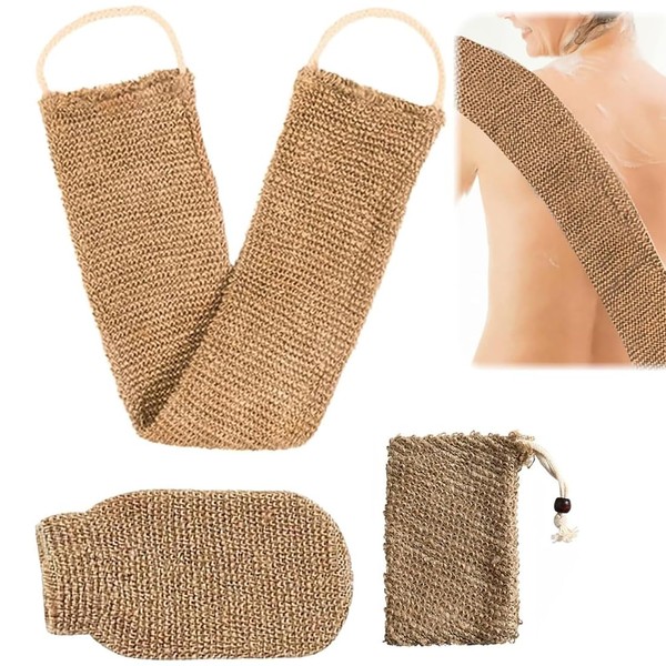 NHQZ Back Scrubber, Exfoliating Back Scrubber for Shower, Wash Cloth