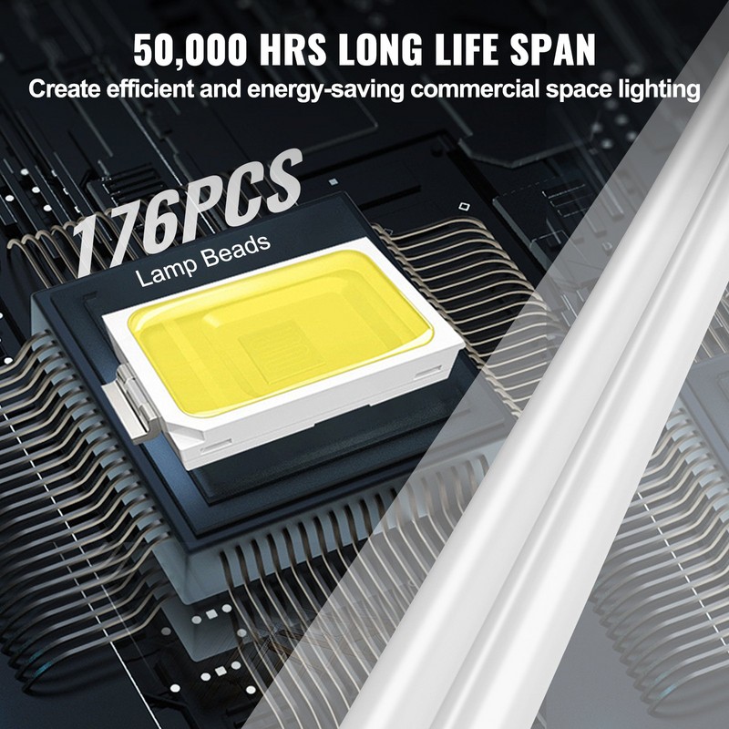 10 Pack LED Shop Light, 4 FT, for Garage Warehouse