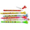 TINYMILLS Emoji Birthday Party Favor Set - 12 Emoji Pencils,