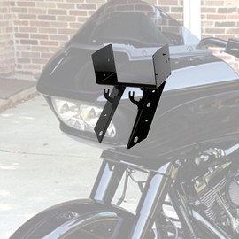 TCT-MOTORPARTS Front Inner Fairing Radio Caddy Mount Bracket Fit for Harley Road Glide 98-13 12 Replace for: #77078-98A