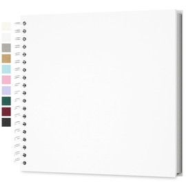 DIY Photo Album - Scrapbook Photo Book for Gluing, DIY Gift Set for Baby, Family, Anniversary, Birthday, Valentine's Day and Wedding