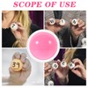 Didiseaon 50 Pcs Openable Raffle Balls, Pink PVC Lottery Capsules,