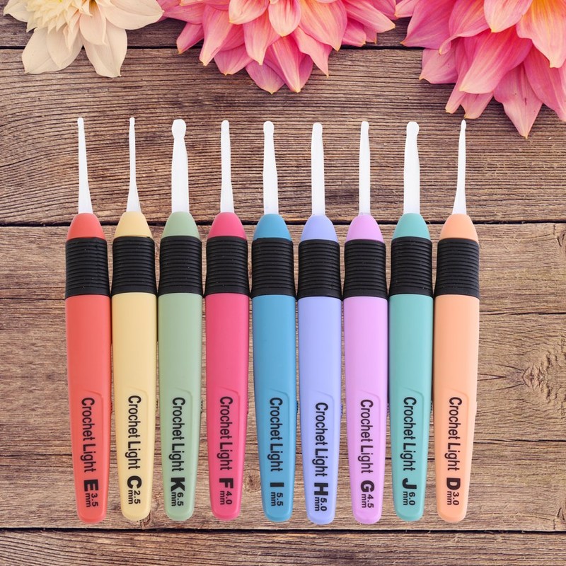 LED Crochet Hook, 1Pcs Led Light Up Crochet Hook Craft